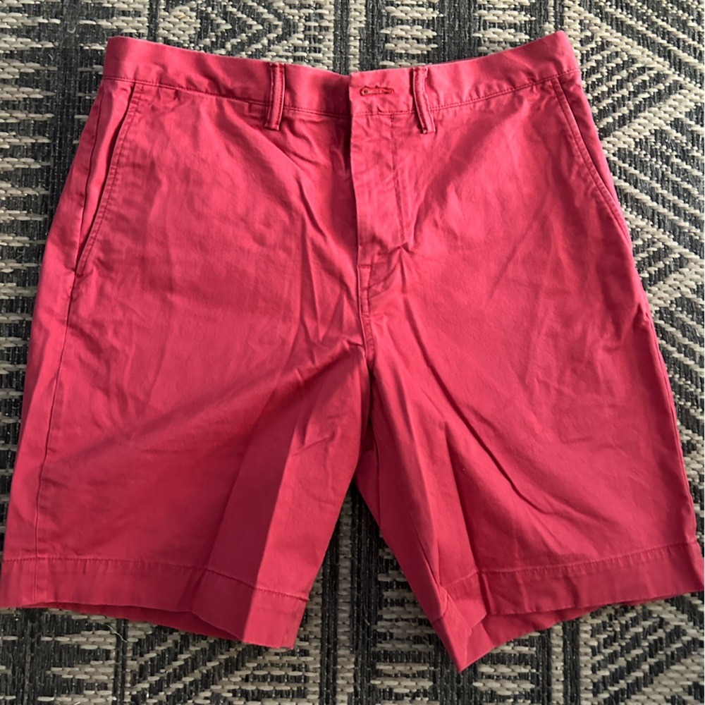 Polo by Ralph Lauren Red and Blue Classic Fit Shorts